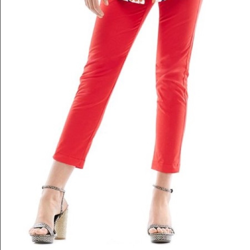 Cabi crop red pants